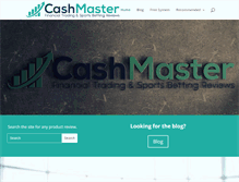 Tablet Screenshot of cash-master.com